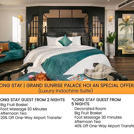 Grand Sunrise Palace Hoi An- A Luxury Indochine Hotel & Spa Exterior foto