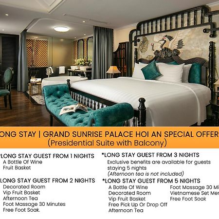 Grand Sunrise Palace Hoi An- A Luxury Indochine Hotel & Spa Exterior foto