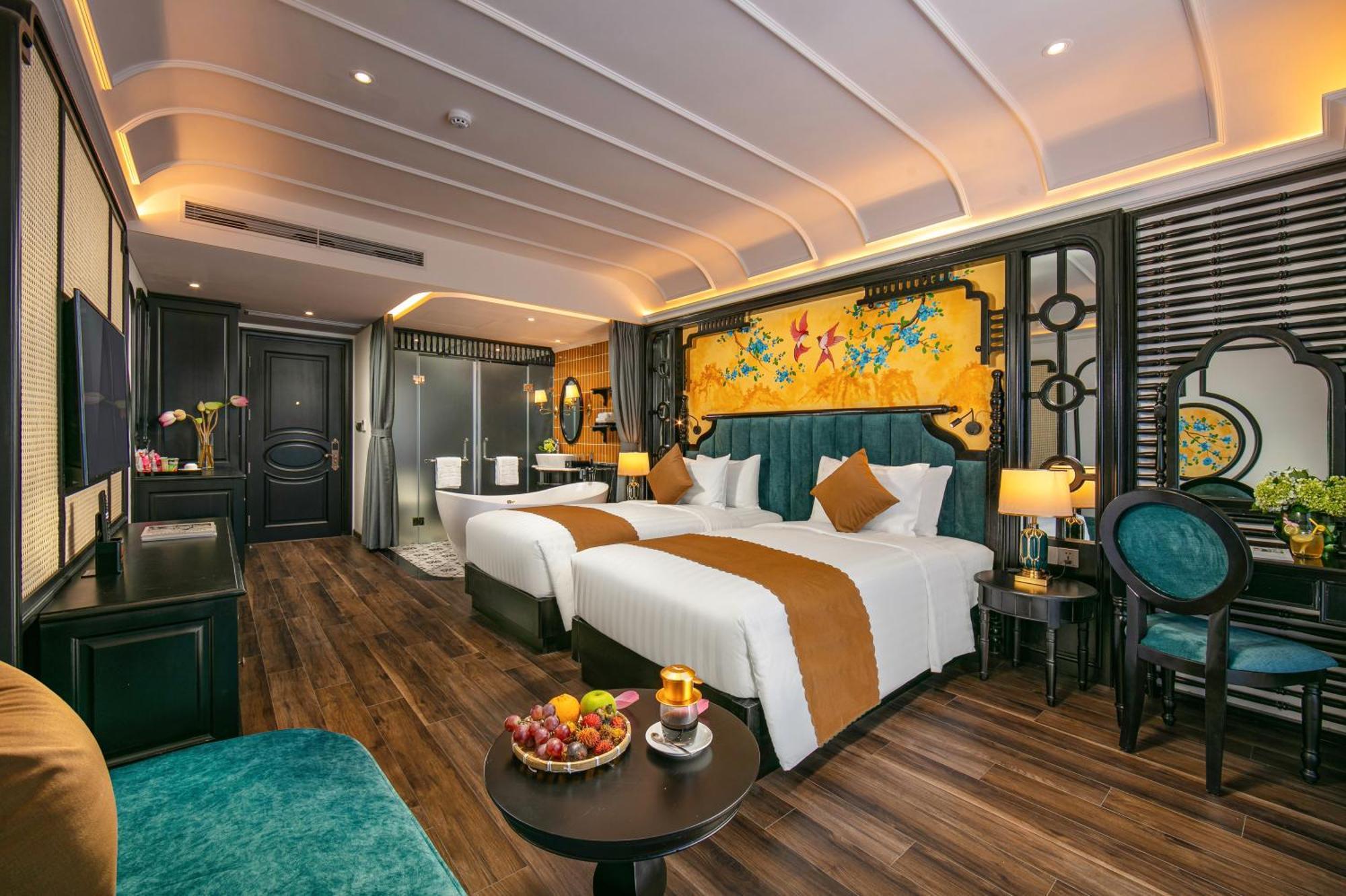 Grand Sunrise Palace Hoi An- A Luxury Indochine Hotel & Spa Exterior foto Deluxe Suite