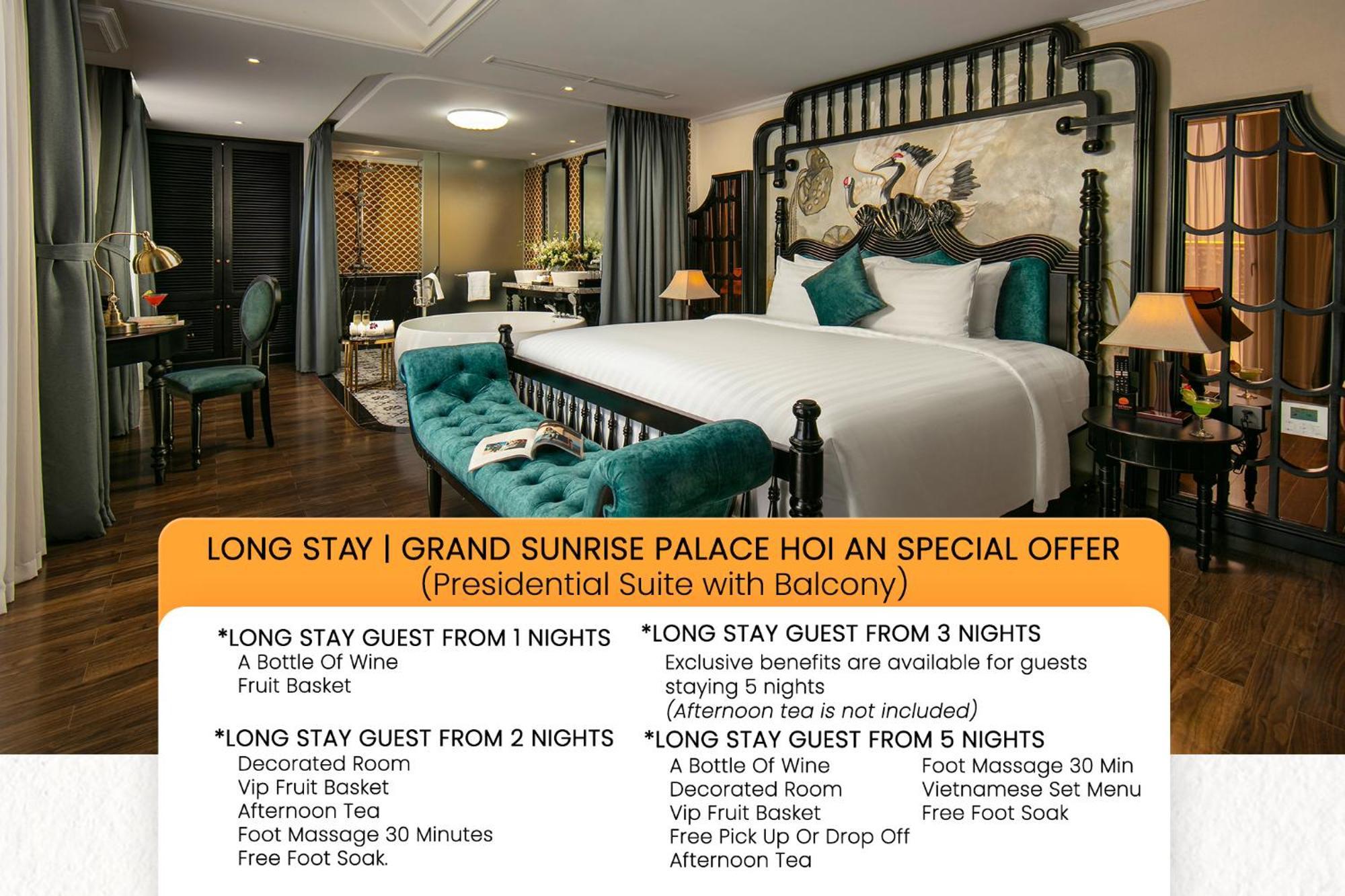 Grand Sunrise Palace Hoi An- A Luxury Indochine Hotel & Spa Exterior foto